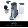 image:imageNinja Pods amp Grounds Iced Coffee Maker KCup Pod Compatible Stone PB041ST  SingleServe Brews Grounds Compact Design 56oz Reservoir 6oz Cup to 24oz Travel Mug Brew SizesNavy