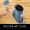 image:imageNinja Pods amp Grounds Iced Coffee Maker KCup Pod Compatible Stone PB041ST  SingleServe Brews Grounds Compact Design 56oz Reservoir 6oz Cup to 24oz Travel Mug Brew SizesBlue