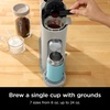 image:imageNinja Pods amp Grounds Iced Coffee Maker KCup Pod Compatible Stone PB041ST  SingleServe Brews Grounds Compact Design 56oz Reservoir 6oz Cup to 24oz Travel Mug Brew SizesStone