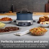 image:imageNinja PossibleCooker PRO Plus 85qt Blue Macaron MC2001  9in1 replaces 16 tools 1400W Slow Cook Sear Saut Proof PastaRice ovensafe ceramic pot cookertooventotableMidnight Blue