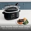 image:imageNinja PossibleCooker PRO Plus 85qt Blue Macaron MC2001  9in1 replaces 16 tools 1400W Slow Cook Sear Saut Proof PastaRice ovensafe ceramic pot cookertooventotableBlack