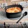image:imageNinja PossibleCooker PRO Plus 85qt Blue Macaron MC2001  9in1 replaces 16 tools 1400W Slow Cook Sear Saut Proof PastaRice ovensafe ceramic pot cookertooventotableBlack