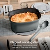 image:imageNinja PossibleCooker PRO Plus 85qt Blue Macaron MC2001  9in1 replaces 16 tools 1400W Slow Cook Sear Saut Proof PastaRice ovensafe ceramic pot cookertooventotableGray