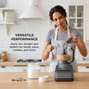 image:imageNinja PrecisionPro Food Processor amp Dough Mixer 1000PW 9Cup BZ601  AutoiQ presets for chopping slicingshredding pureeing amp dough 9cup bowl BPAfree dishwashersafe partsGrey