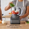 image:imageNinja PrecisionPro Food Processor amp Dough Mixer 1000PW 9Cup BZ601  AutoiQ presets for chopping slicingshredding pureeing amp dough 9cup bowl BPAfree dishwashersafe partsGrey