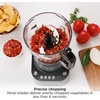image:imageNinja PrecisionPro Food Processor amp Dough Mixer 1000PW 9Cup BZ601  AutoiQ presets for chopping slicingshredding pureeing amp dough 9cup bowl BPAfree dishwashersafe partsSilver