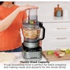 image:imageNinja PrecisionPro Food Processor amp Dough Mixer 1000PW 9Cup BZ601  AutoiQ presets for chopping slicingshredding pureeing amp dough 9cup bowl BPAfree dishwashersafe partsSilver