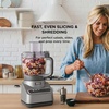 image:imageNinja Professional Plus Food Processor 850Watts With AutoiQ Preset Programs Chop Puree Dough Slice Shred With a 9Cup Capacity and a Silver Stainless Finish BN600C  Canadian Version