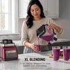image:imageNinja Professional Plus Kitchen System 1400WP AutoiQ Grey BN801  5 functions for smoothies chopping amp dough with AutoiQ 72oz blender pitcher 64oz processor 2 24oz cupsPro Plus Kitchen SystemRed