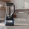 image:imageNinja Professional Plus Kitchen System 1400WP AutoiQ Grey BN801  5 functions for smoothies chopping amp dough with AutoiQ 72oz blender pitcher 64oz processor 2 24oz cupsPro Plus BlenderBlue
