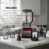 image:imageNinja Professional Plus Kitchen System 1400WP AutoiQ Grey BN801  5 functions for smoothies chopping amp dough with AutoiQ 72oz blender pitcher 64oz processor 2 24oz cupsPro Plus Kitchen SystemRed