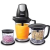 image:imageNinja QB1004 BlenderFood Processor with 450Watt Base 48oz Pitcher 16oz Chopper Bowl and 40oz Processor Bowl for Shakes Smoothies and Meal PrepBlackBlack