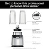 image:imageNinja Refurbished BN401 Nutri Pro with AutoiQ 1100PeakWatt Personal Blender Cloud Silver Renewed