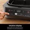 image:imageNinja Refurbished EG201 Foodi 6in1 Indoor Grill with Air Fry Roast Bake Broil amp Dehydrate 2nd Generation BlackSilver Renewed