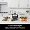 image:imageNinja Refurbished EG201 Foodi 6in1 Indoor Grill with Air Fry Roast Bake Broil amp Dehydrate 2nd Generation BlackSilver Renewed