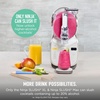 image:imageNinja SLUSHi Professional Drink Maker 7 Servings Black FS301  No Ice Needed 5 Preset programs Rapid Chill Technology 7 Servings 88Oz EasyFill Vessel Dishwasher Safe PartsSLUSHi XL Smart Crema