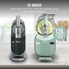 image:imageNinja SLUSHi Professional Drink Maker 7 Servings Black FS301  No Ice Needed 5 Preset programs Rapid Chill Technology 7 Servings 88Oz EasyFill Vessel Dishwasher Safe PartsSLUSHi XL Smart Green