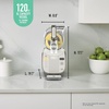 image:imageNinja SLUSHi Professional Drink Maker 7 Servings Black FS301  No Ice Needed 5 Preset programs Rapid Chill Technology 7 Servings 88Oz EasyFill Vessel Dishwasher Safe PartsSLUSHi XL Smart Crema