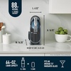 image:imageNinja SLUSHi Professional Drink Maker 7 Servings Black FS301  No Ice Needed 5 Preset programs Rapid Chill Technology 7 Servings 88Oz EasyFill Vessel Dishwasher Safe PartsSLUSHi