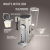 image:imageNinja Single Serve Coffee Maker  Combo Machine KCup Pods and Grounds  4 Styles of Brewing up to 24 Oz Cup Sizes 56 Oz Removable Reservoir Black PB051StandardStone