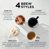 image:imageNinja Single Serve Coffee Maker  Combo Machine KCup Pods and Grounds  4 Styles of Brewing up to 24 Oz Cup Sizes 56 Oz Removable Reservoir Black PB051StandardBlack