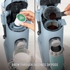 image:imageNinja Single Serve Coffee Maker  Combo Machine KCup Pods and Grounds  4 Styles of Brewing up to 24 Oz Cup Sizes 56 Oz Removable Reservoir Black PB051XLDenim Blue