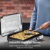 image:imageNinja Sizzle Indoor Grill amp Griddle 14 500F GreySilver GR101  Interchangeable nonstick grill amp griddle plate dishwashersafe lid 500F edgetoedge heat for perfect chargrilled marks20 Inch