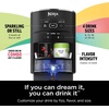 image:imageNinja Thirsti Drink System Soda Maker Create Unique Sparkling amp Still Drinks Personalize Size amp Flavor Carbonated Water Machine 60L CO2 Cylinder amp Variety of Flavored Water Drops Black WC1001Black