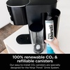 image:imageNinja Thirsti Drink System Soda Maker Create Unique Sparkling amp Still Drinks Personalize Size amp Flavor Carbonated Water Machine 60L CO2 Cylinder amp Variety of Flavored Water Drops Black WC1001Black