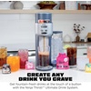 image:imageNinja Thirsti Ultimate Drink System Soda Maker Cyberspace WC3001BL2  Still or Sparkling Create fountainfresh drinks with 20 zero or lowcalorie flavors Customize your fizz and flavorCyberspace