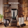 image:imageNinja UltraCrush Pro Kitchen System 1500W 72oz Blender Silver BP401  Total Crushing Tech for smoothies ice crush amp chopping 72oz blender 8cup processor amp 18oz togo cup 1500WPro Kitchen System
