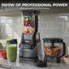 image:imageNinja UltraCrush Pro Kitchen System 1500W 72oz Blender Silver BP401  Total Crushing Tech for smoothies ice crush amp chopping 72oz blender 8cup processor amp 18oz togo cup 1500WUltraCrush Kitchen System 2026
