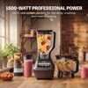 image:imageNinja UltraCrush Pro Kitchen System 1500W 72oz Blender Silver BP401  Total Crushing Tech for smoothies ice crush amp chopping 72oz blender 8cup processor amp 18oz togo cup 1500WPro Kitchen System