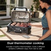 image:imageNinja Woodfire ProConnect Premium XL BBQ Grill 7in1 App Enabled Blue  180 sq in of cooking space with appconnected dual thermometers and real woodfired flavorBlack  Blue
