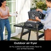 image:imageNinja Woodfire ProConnect Premium XL BBQ Grill 7in1 App Enabled Blue  180 sq in of cooking space with appconnected dual thermometers and real woodfired flavorBlack  Blue