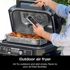 image:imageNinja Woodfire ProConnect Premium XL BBQ Grill 7in1 App Enabled Blue  180 sq in of cooking space with appconnected dual thermometers and real woodfired flavorGreen  Gold