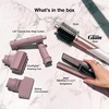 image:imageShark FlexStyle Glam CeramicPowerful Air StylingDrying System HD6052SPK  Silki Straightener  Glossi Air Glosser WideTooth Comb amp Diffuser Scalp ShieldStraight  Wavy Hair Pink