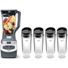 image:imageBL660 Professional Compact Smoothie amp Food Processing Blender 1100Watts 3 Functions 72oz Pitcher amp 4 ToGo Cups