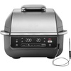 image:imageNinja 5in1 Indoor Grill and Oil Free Deep Fryer 5 Modes EG351EU  Cooks up to 4 burgers 57L capacity low smoke emission digital meat thermometer included
