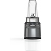 image:imageNinja BN400 Nutri Pro Compact Personal Blender AutoiQ Technology 1000Watts for Frozen Drinks Smoothies Sauces amp More with 18oz amp 24oz ToGo Cups amp Spout Lids Stone Silver Renewed