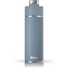 image:imageNinja DW2401GY Thirsti 24oz Travel Water Bottle For Carbonated Sparkling Drinks Colder and Fizzier Longer Leak Proof 24 Hrs Cold Dishwasher Safe Stainless Steel Insulated Tumbler Charcoal GrayBlue
