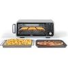 image:imageNinja Double Stack XL Countertop Oven 12in1 Stainless Steel DCT601  DualZone Smart Finish FlavorSeal Fits 45 lb chicken amp 6 lbs wings Air fry bake broil8in1 Flip Oven