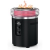 image:imageNinja Fireside360 Fire Pit amp Heater 80000 BTU 3 Modes Push Start Gray  Ninja Fireside360 offers flame heat or both with up to 80000 BTUs hasslefree dial control and smokeless designBlack