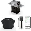 image:imageNinja FlexFlame Starter Bundle Electric amp Propane Grill 5in1 Cooking System Includes FlexFlame Premium Grill Cover and ProChef Wireless Probe for Indoor amp Outdoor Cooking US Only