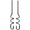 image:imageNinja Foodi Dough Hooks Fits Power Mixer System CI100 Series XSKDOUGHHK  Stainless steel dough hooks knead thick doughs with ease Fits CI100 CI101 CI105BRN hand mixer Dishwasher safe
