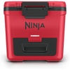 image:imageNinja FrostVault 30qt Cooler with Wheels Dry Storage Lakeshore Blue  Ninja FrostVaults 30qt capacity holds 48 cans keeps food cool amp dry and rolls easily on allterrain wheelsTrue Red