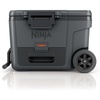 image:imageNinja FrostVault 45qt Cooler with Wheels Dry Storage Lakeshore Blue  Ninja FrostVaults 45qt capacity holds 68 cans keeps food cool amp dry and rolls easily on allterrain wheelsCharcoal Grey