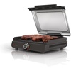 image:imageNinja GR101 Sizzle Smokeless Indoor Grill amp Griddle 14 Interchangeable Nonstick Plates DishwasherSafe Removable Mesh Lid 500F Max Heat Even EdgetoEdge Cooking GreySilver RenewedSizzle Indoor Grill