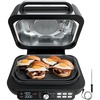 image:imageNinja IG651 Foodi Smart XL Pro 7in1 Indoor GrillGriddle Combo use Opened or Closed Air Fry Dehydrate amp More Pro Power Grate Flat Top Crisper Smart Thermometer Black
