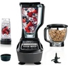 image:imageNinja Mega Kitchen System 1500W 72oz Pitcher 8Cup Black BL770AMZ  1500W allinone blends smoothies processes salsa amp dough 72oz pitcher 8cup processor bowl 2 16oz cups